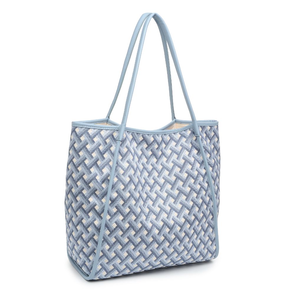 Product Image of Urban Expressions Tansy Tote 818209016094 View 6 | Blue Combo