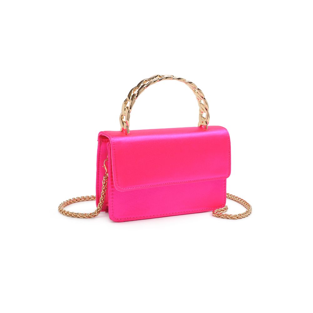 Product Image of Urban Expressions Zuelia Evening Bag 840611109071 View 6 | Hot Pink