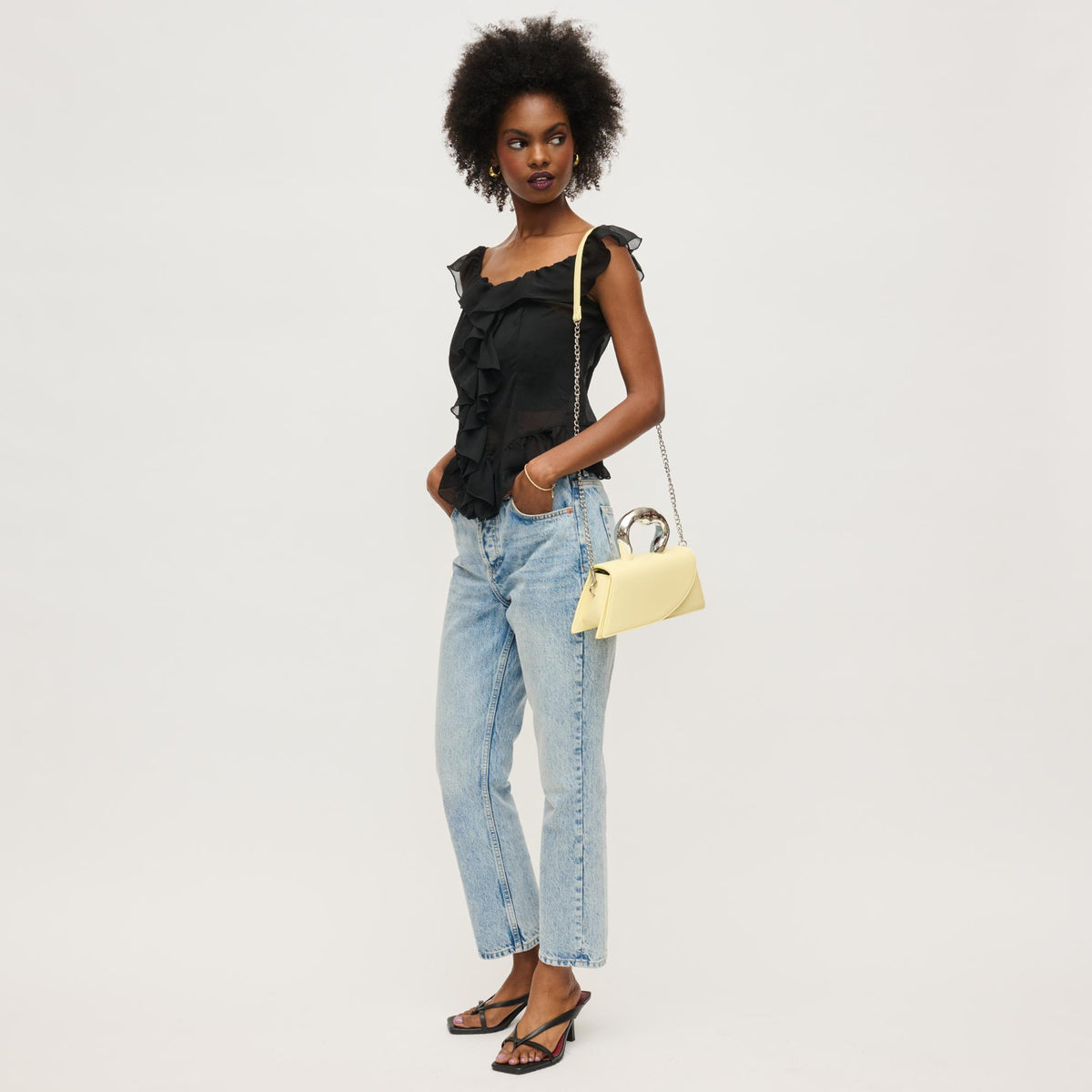 Woman wearing Butter Urban Expressions Alexander Crossbody 840611157041 View 4 | Butter