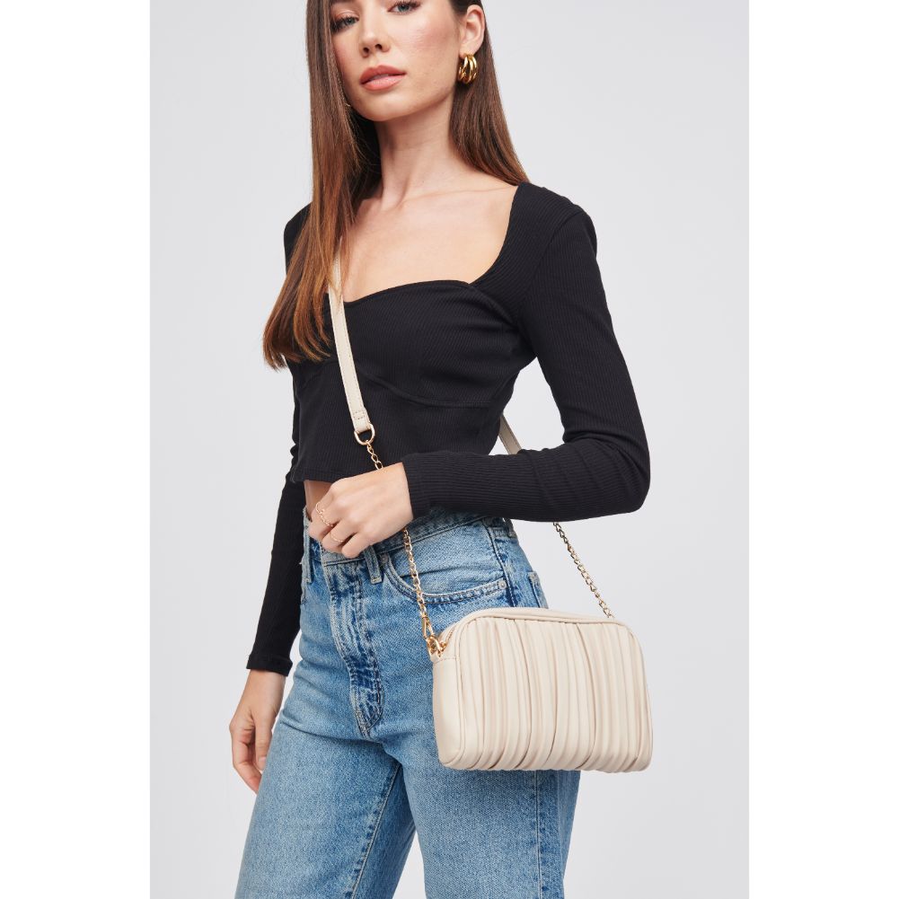 Woman wearing Natural Urban Expressions Nadiya Crossbody 818209019699 View 4 | Natural