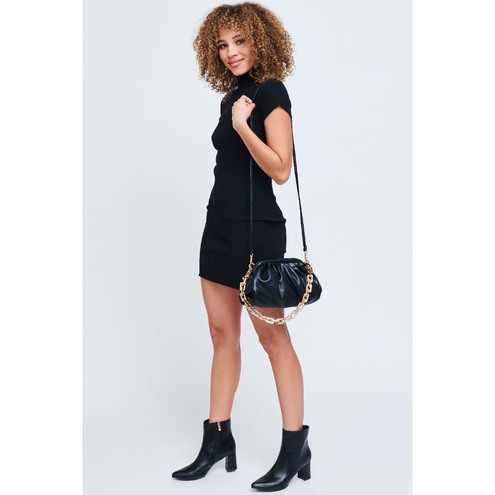 Woman wearing Black Urban Expressions Cassie Crossbody 840611174925 View 4 | Black