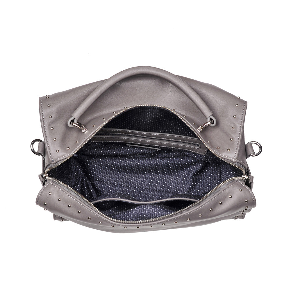 Product Image of Urban Expressions Madden Satchel 840611153753 View 8 | Grey