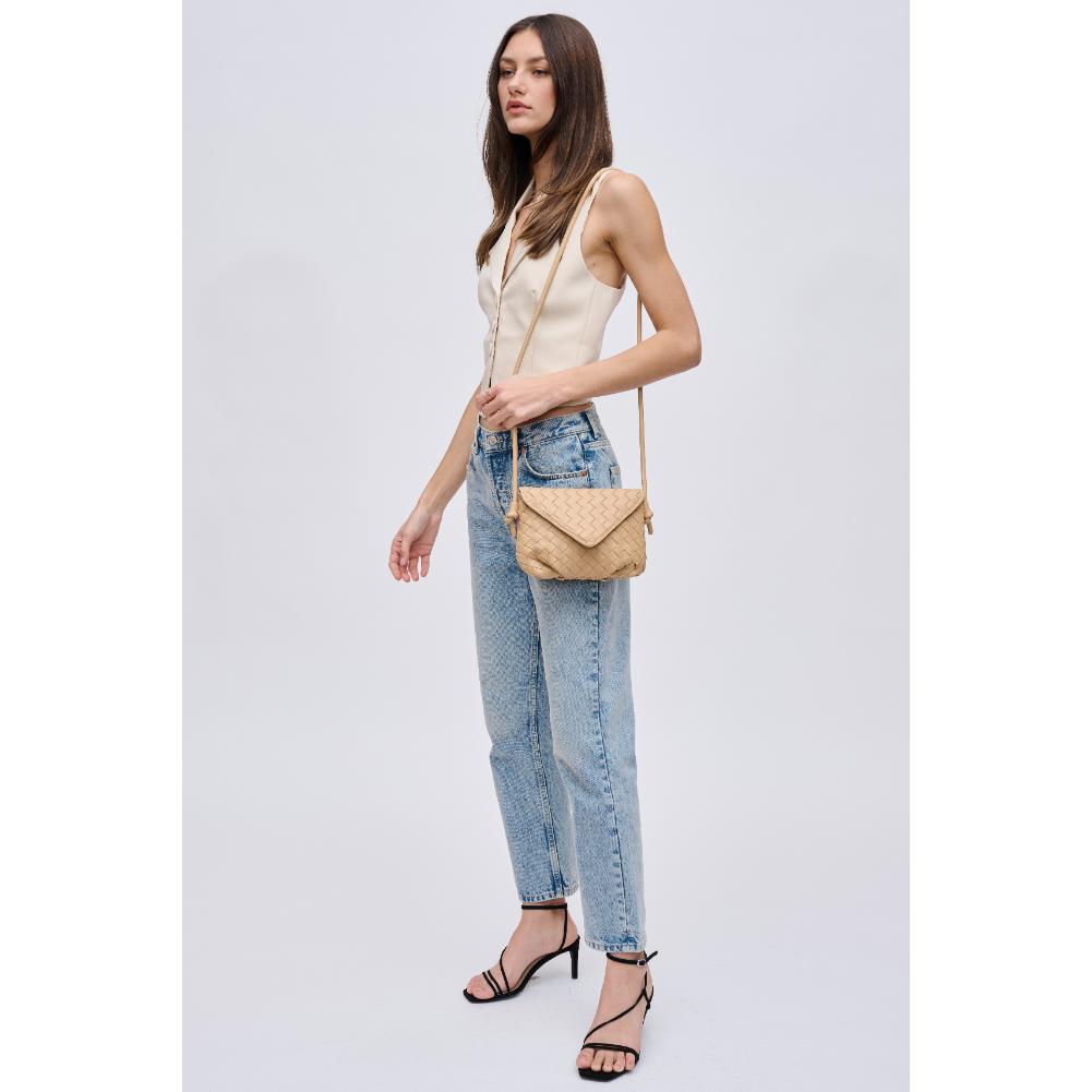 Woman wearing Natural Urban Expressions Kylo Crossbody 840611124449 View 3 | Natural