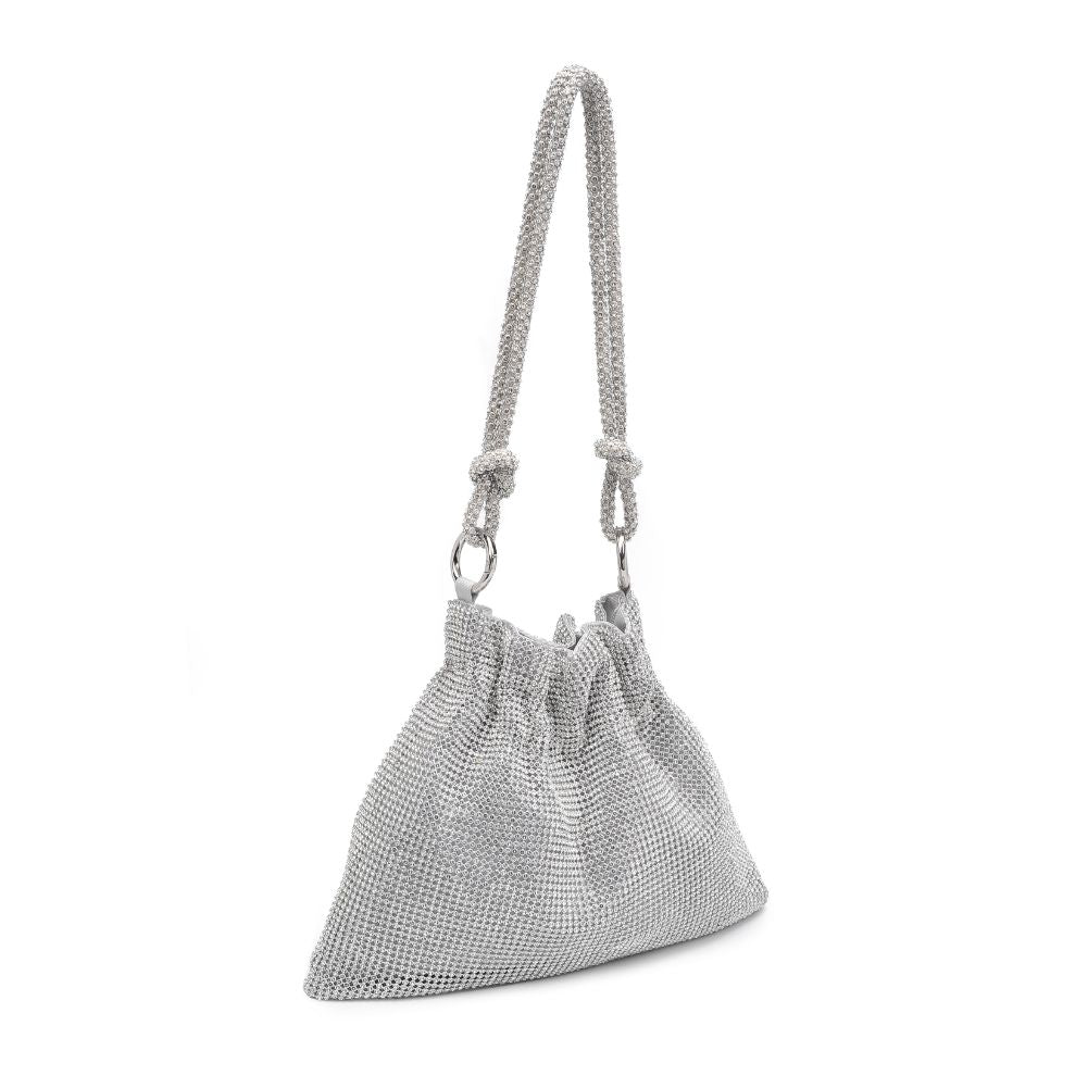 Product Image of Urban Expressions Larissa Evening Bag 840611108951 View 6 | Silver