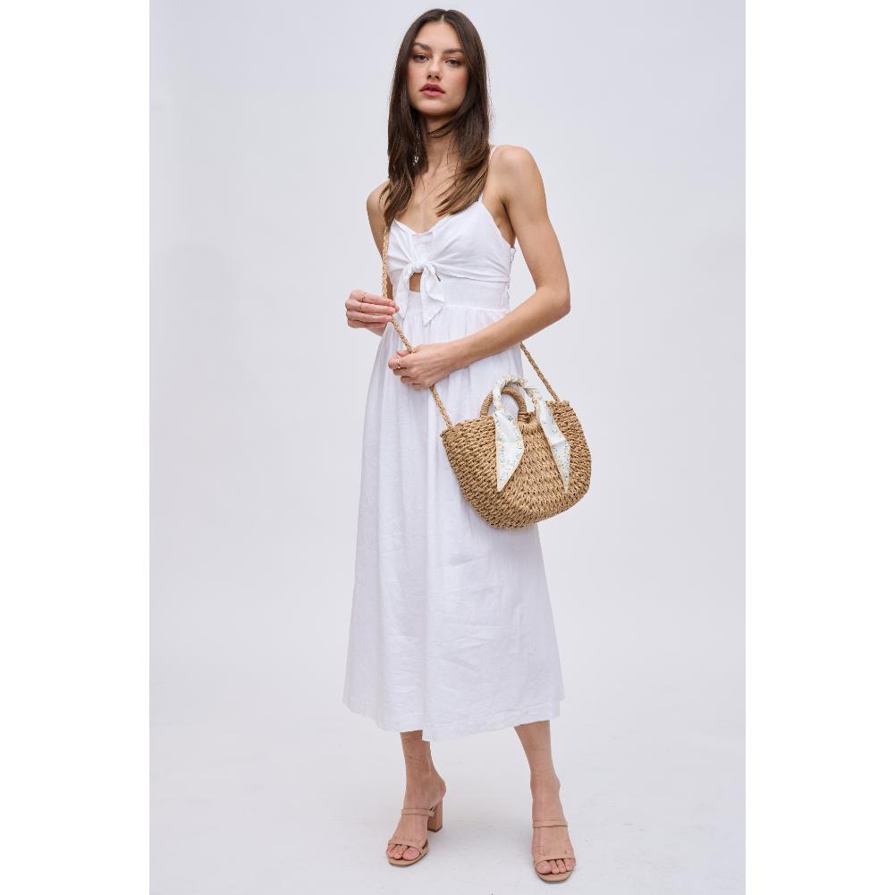 Woman wearing Natural Urban Expressions Olivia Tote 840611191182 View 4 | Natural