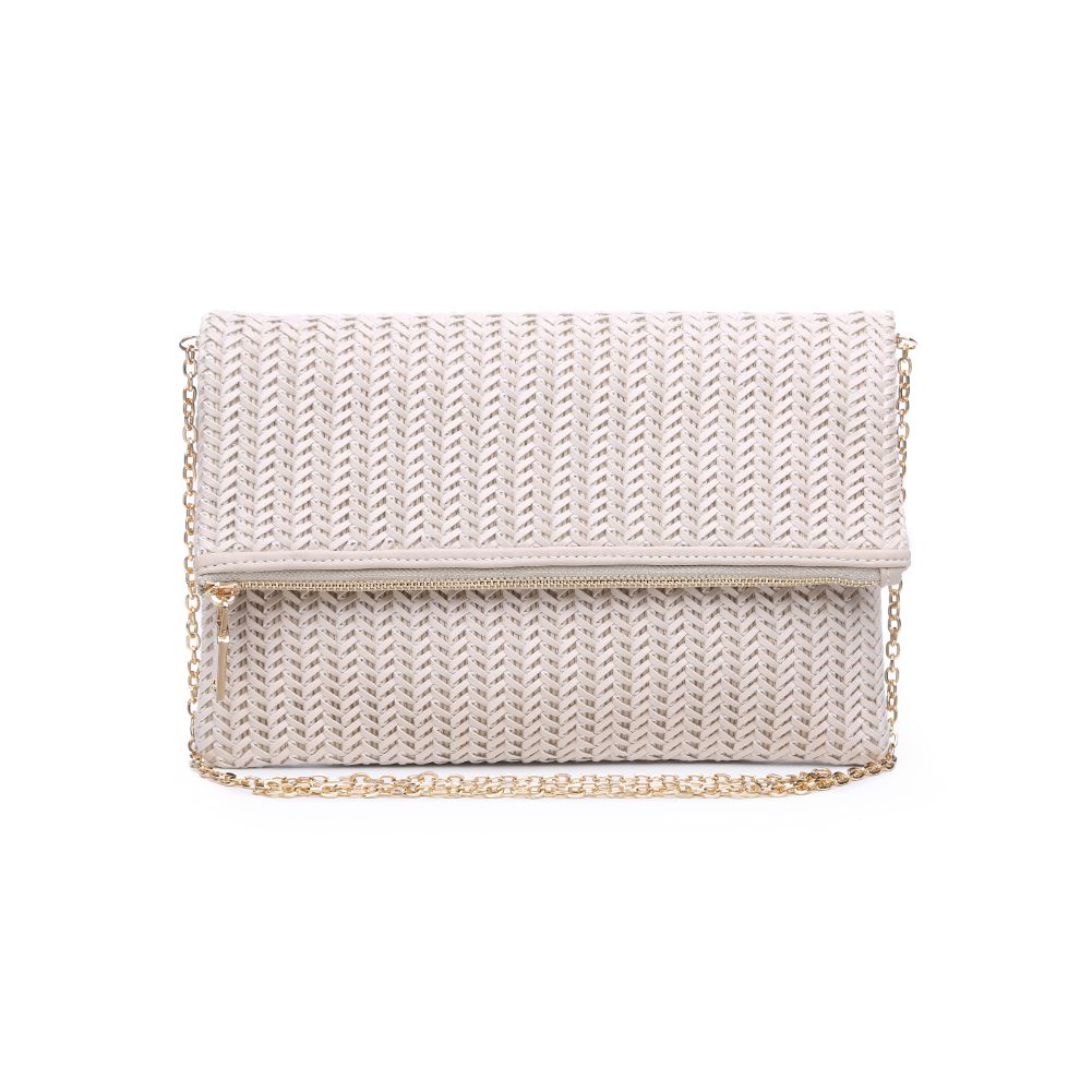 Product Image of Urban Expressions Carrie Clutch 840611170866 View 5 | Cream