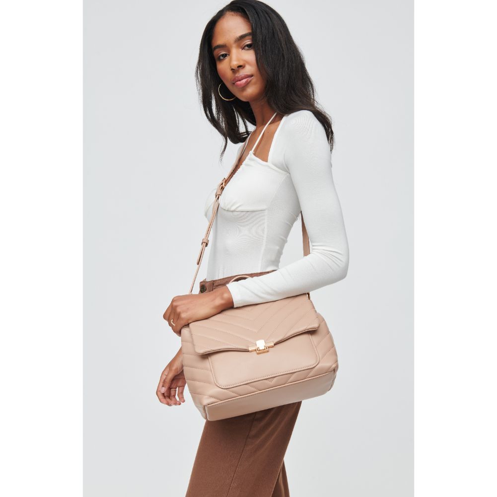 Woman wearing Natural Urban Expressions Imani Crossbody 840611108685 View 1 | Natural