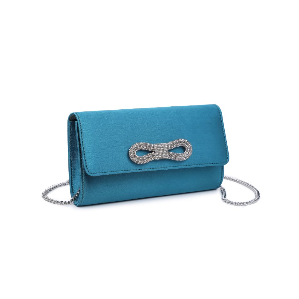 Product Image of Urban Expressions Karlie - Bow Tie Evening Bag 840611104304 View 6 | Emerald