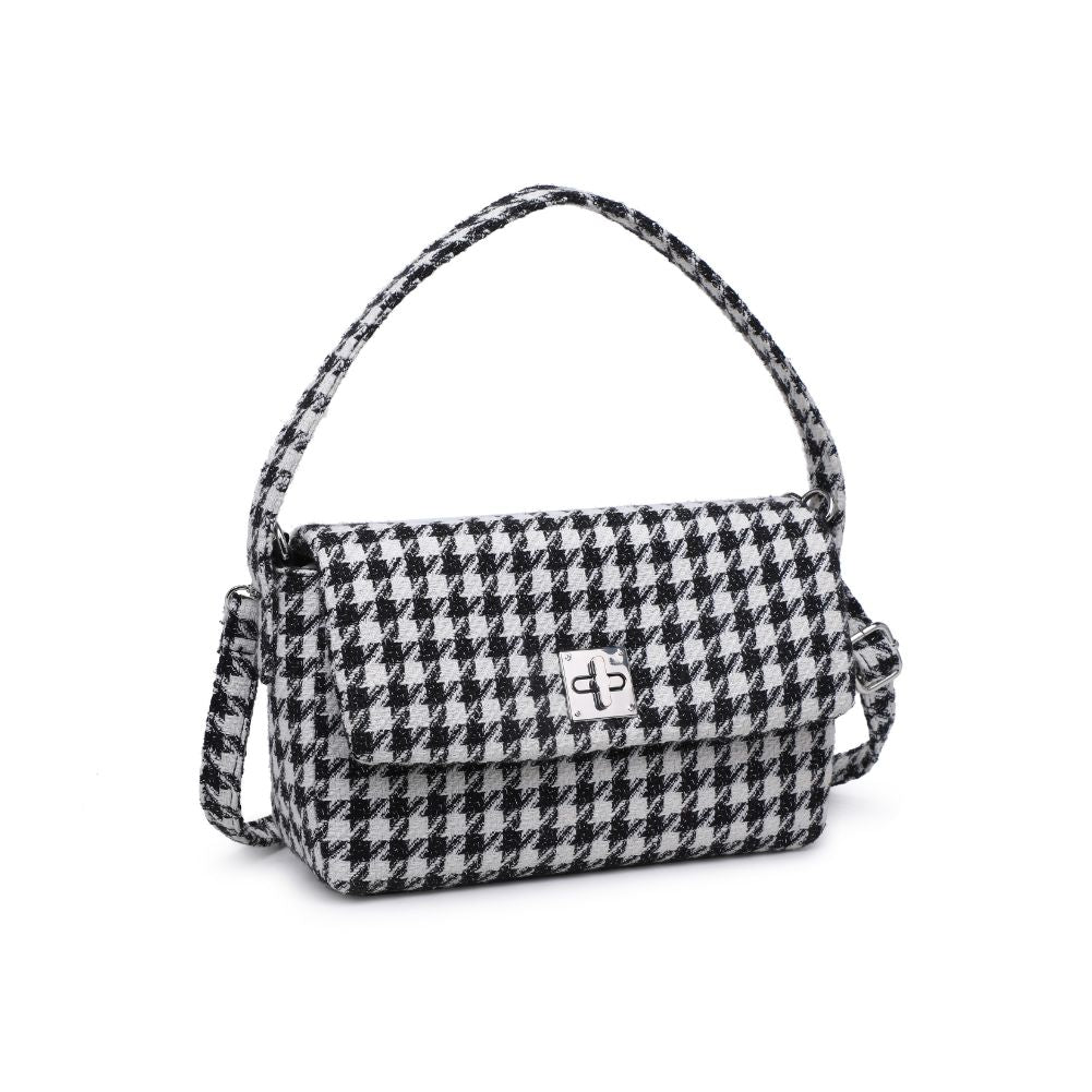 Product Image of Urban Expressions Sidney Crossbody 840611116550 View 6 | Black White