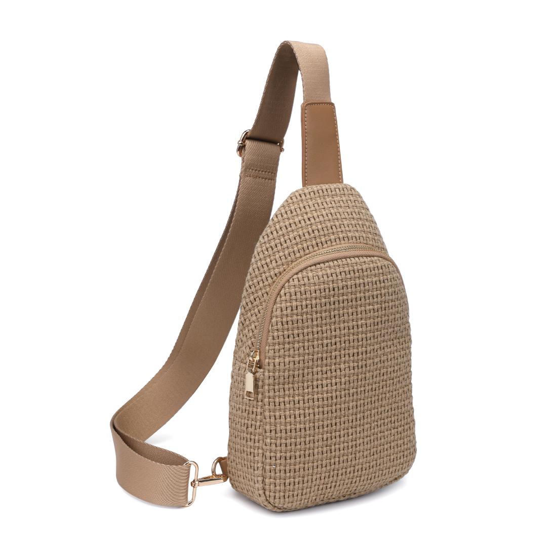 Product Image of Urban Expressions Jean Sling Backpack 840611146533 View 6 | Natural