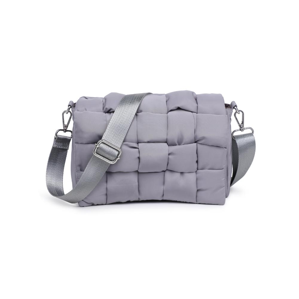 Product Image of Urban Expressions Rhodes Crossbody 840611131805 View 5 | Grey