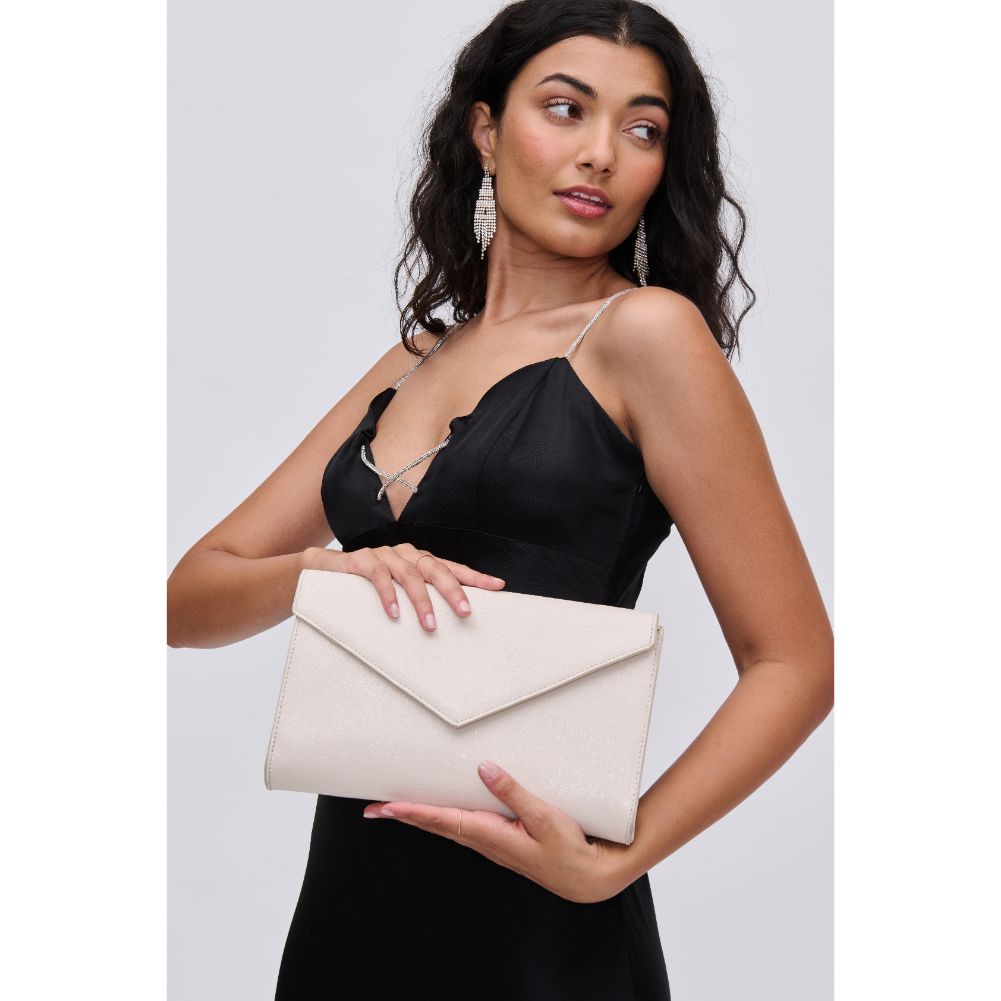 Woman wearing Bone Urban Expressions Riva Clutch 840611114563 View 1 | Bone