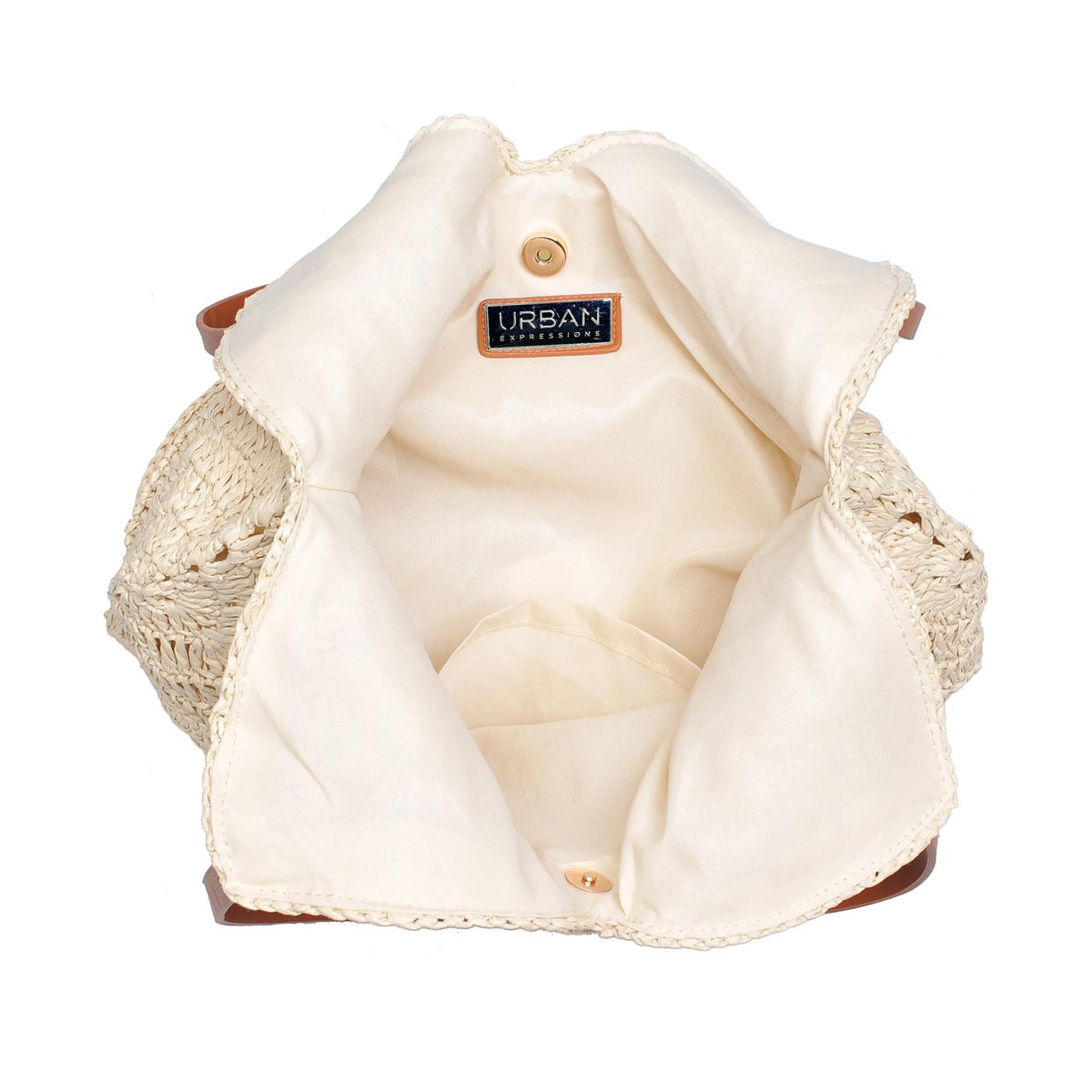 Product Image of Urban Expressions Clara Tote 840611157133 View 4 | Ivory