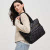 Woman wearing Black Urban Expressions Jayna Tote 840611128980 View 1 | Black