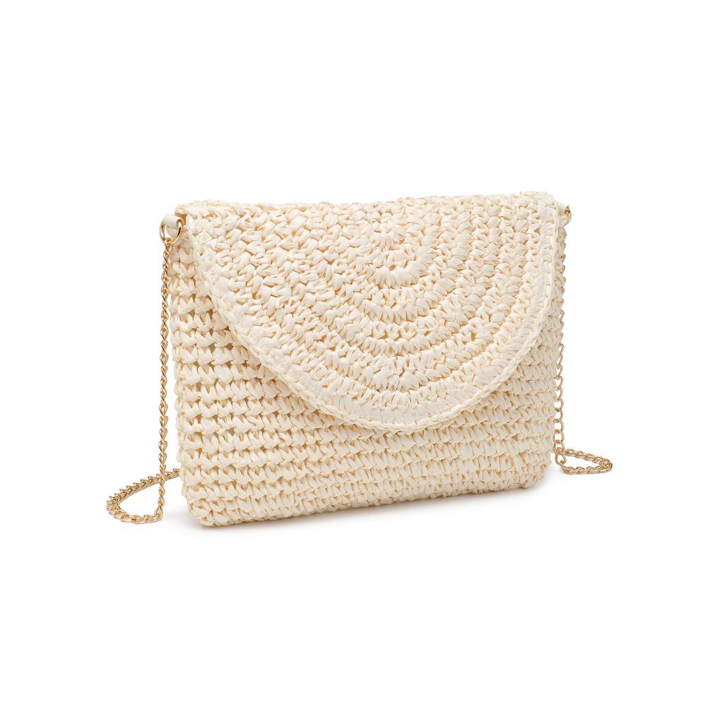 Product Image of Urban Expressions Anita Clutch 840611122964 View 2 | Ivory