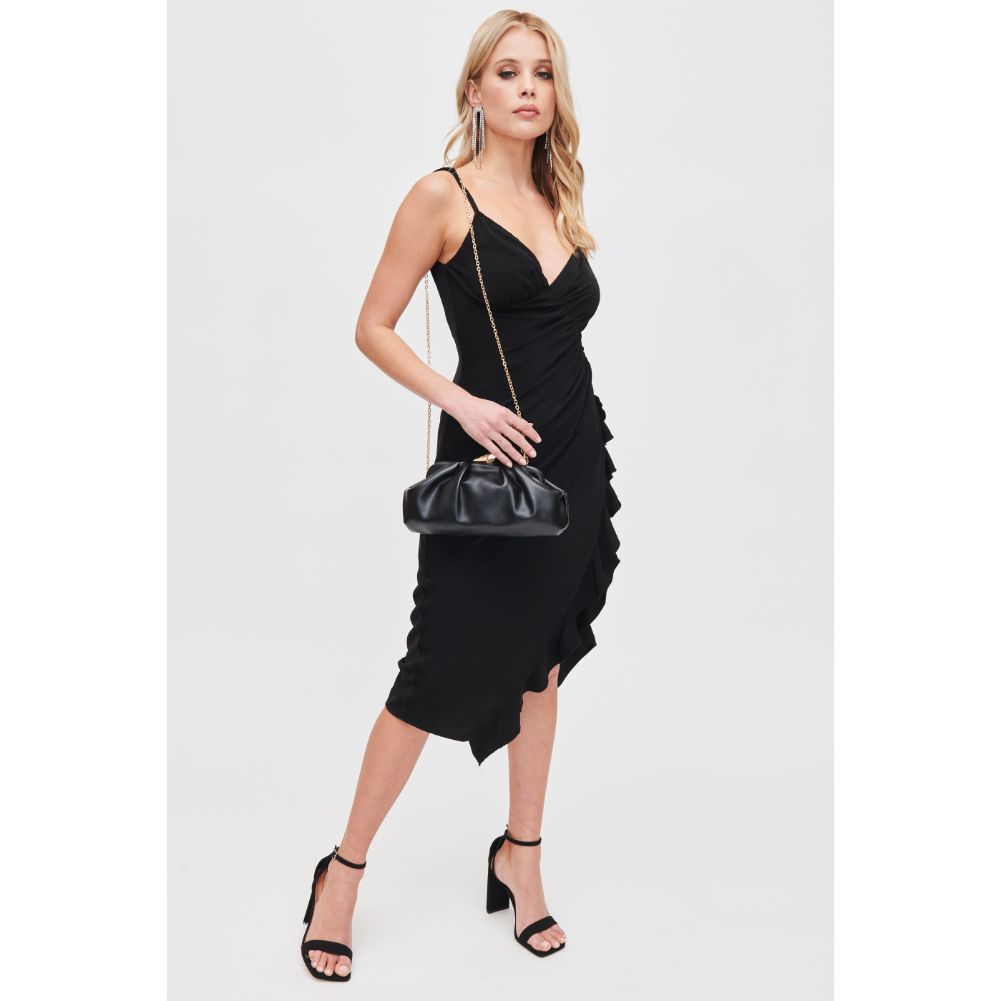 Woman wearing Black Urban Expressions Welma Clutch 840611107244 View 4 | Black