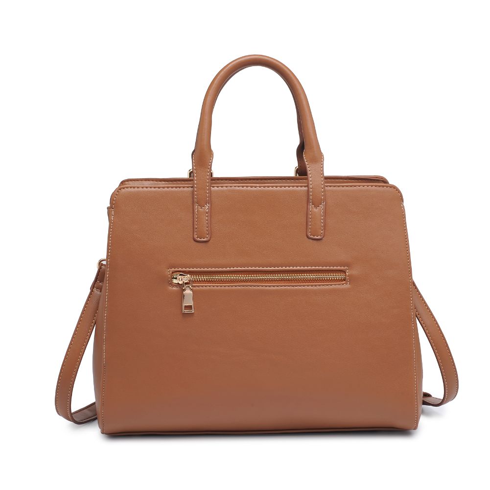 Product Image of Urban Expressions Keegan Satchel 840611101334 View 7 | Tan