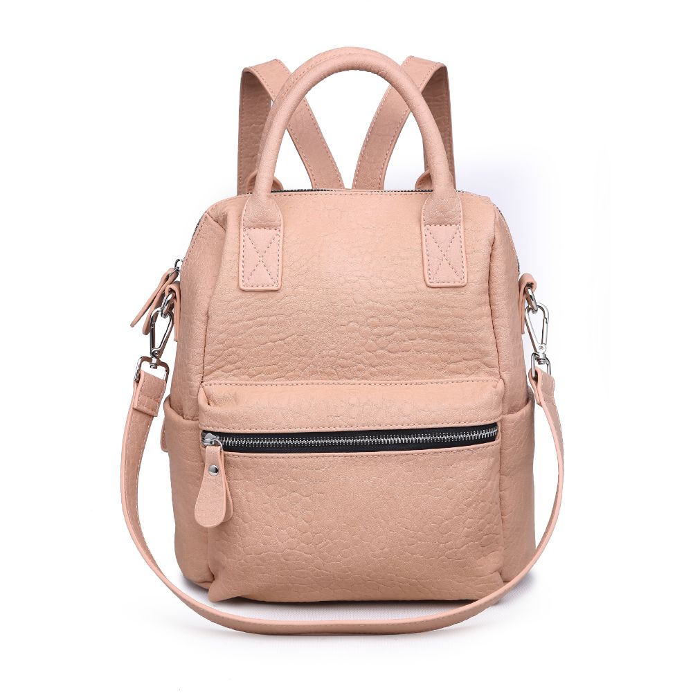 Product Image of Urban Expressions Andre Textured Backpack NA-840611164469 View 1 | Nude