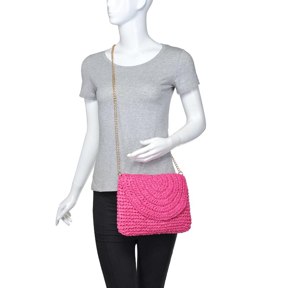 Product Image of Urban Expressions Anita Clutch 840611123008 View 5 | Hot Pink