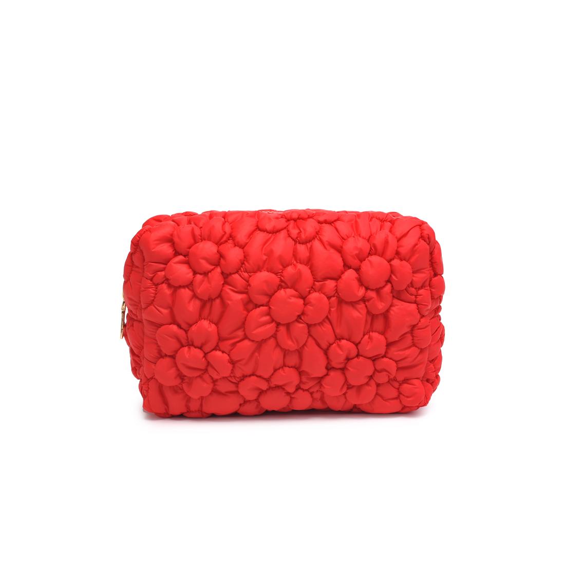 Product Image of Urban Expressions Flora Pop - Nylon Cosmetic Pouch 840611144232 View 5 | Red