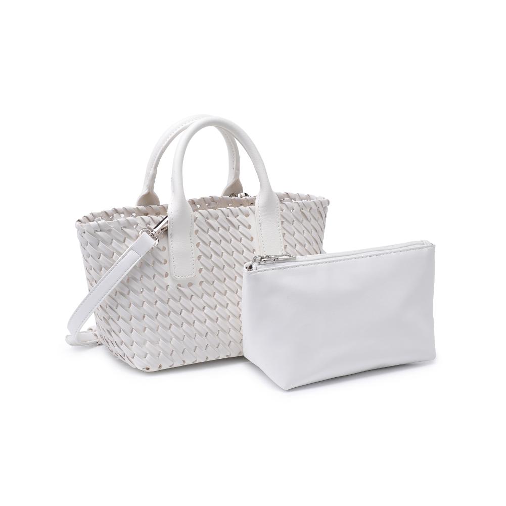 Product Image of Urban Expressions Paisley Tote 840611126313 View 6 | Ivory