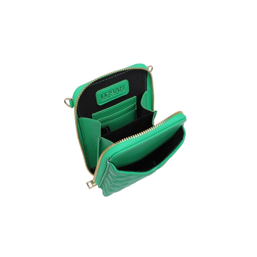 Product Image of Urban Expressions Bodie Cell Phone Crossbody 840611123381 View 8 | Kelly Green