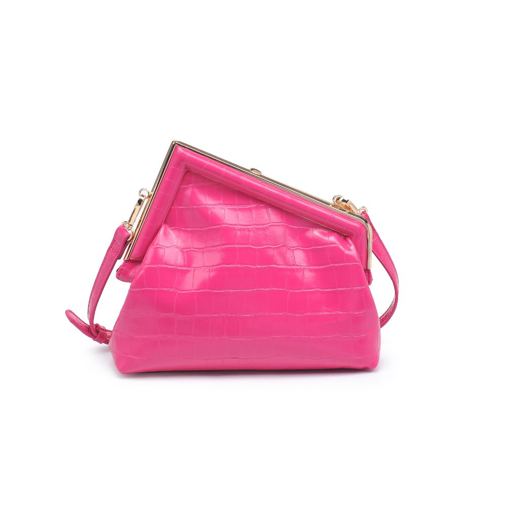 Product Image of Urban Expressions Yanira - Croco Crossbody 840611106162 View 5 | Magenta