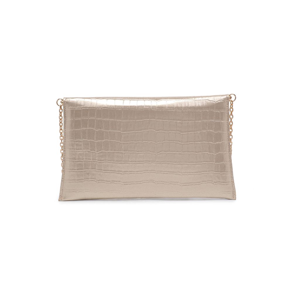 Product Image of Urban Expressions Cora - Croco Clutch 840611109736 View 7 | Gold