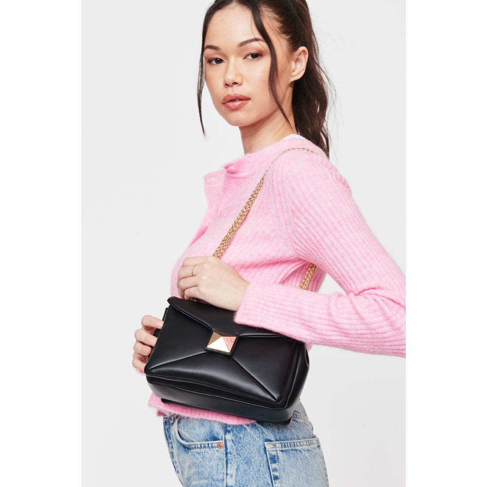 Woman wearing Black Urban Expressions Kirby Crossbody 840611104113 View 2 | Black