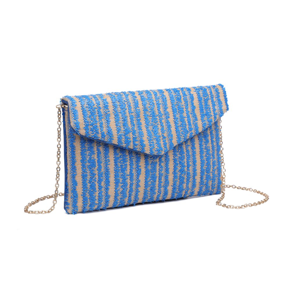 Product Image of Urban Expressions Mayotte Clutch 818209017541 View 6 | Electric Blue