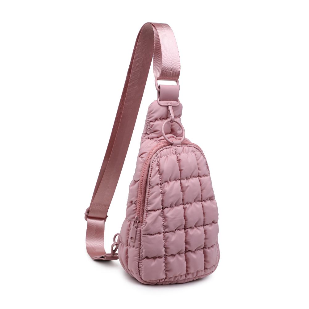 Product Image of Urban Expressions Bristol Sling Backpack 840611128355 View 6 | Rose