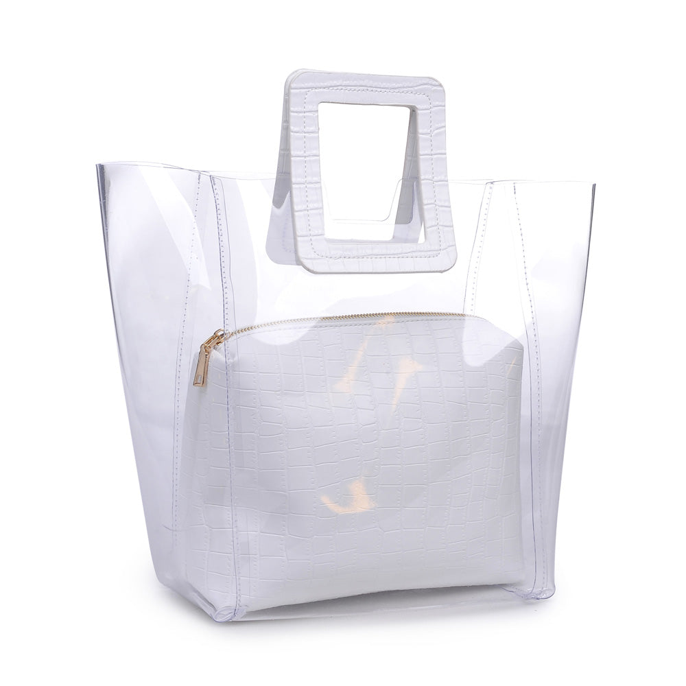 Product Image of Urban Expressions Siesta Tote 840611160799 View 2 | White