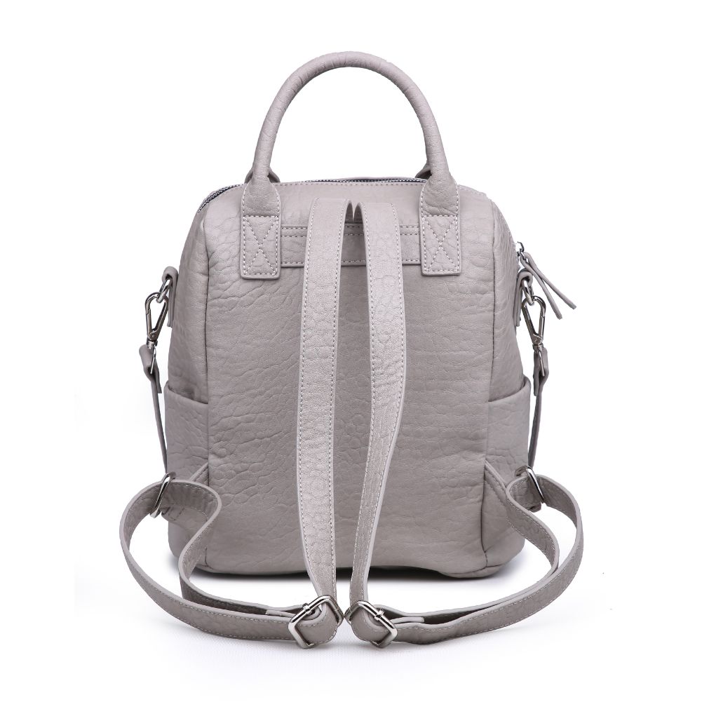 Product Image of Urban Expressions Andre Textured Backpack NA-840611164476 View 3 | Grey