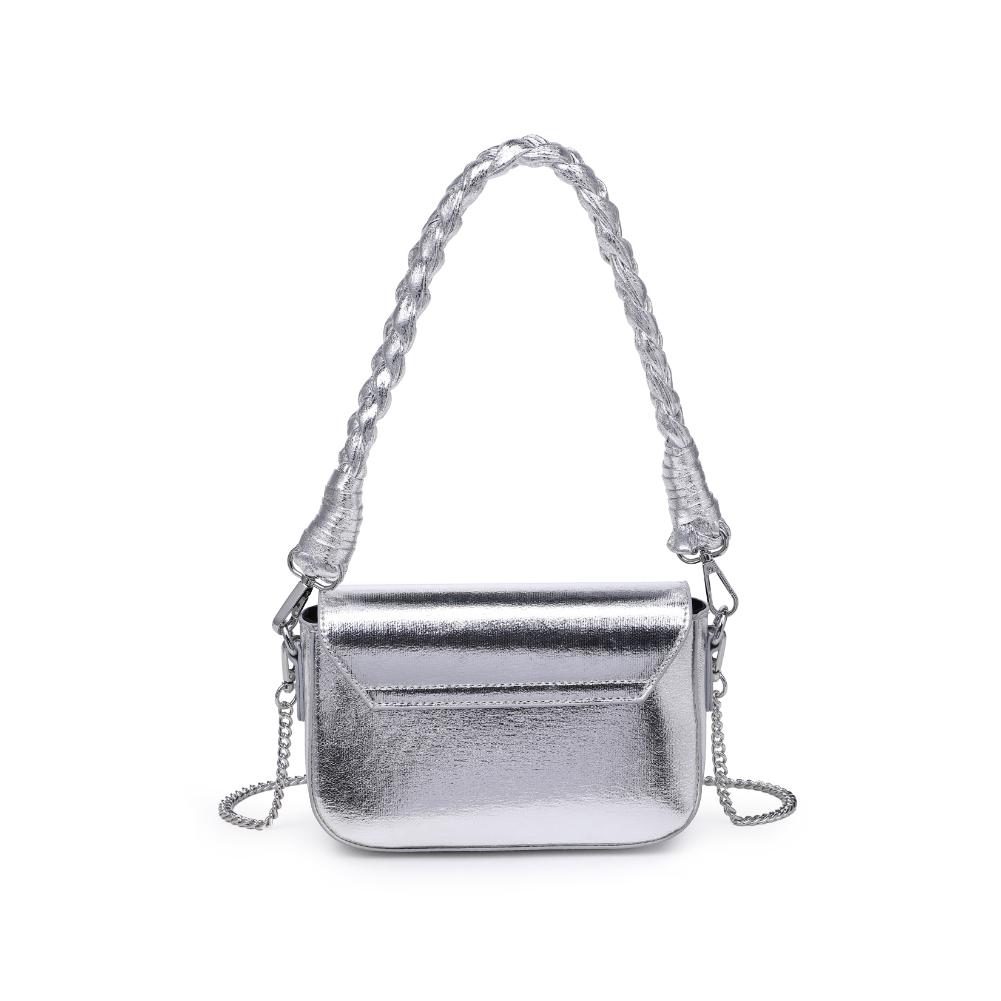 Product Image of Urban Expressions Tessa Crossbody 840611124791 View 3 | Silver