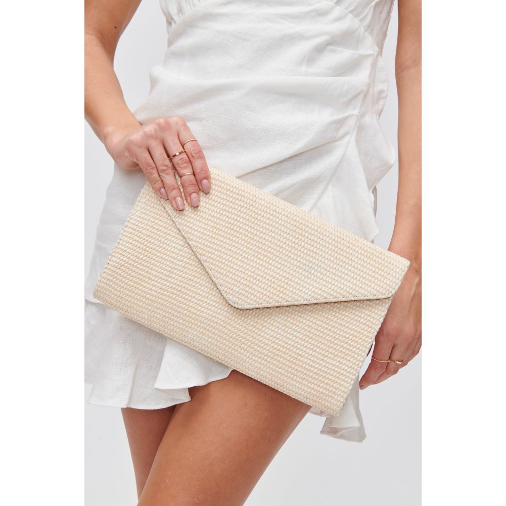 Woman wearing Natural Urban Expressions Trista Clutch 840611108265 View 1 | Natural