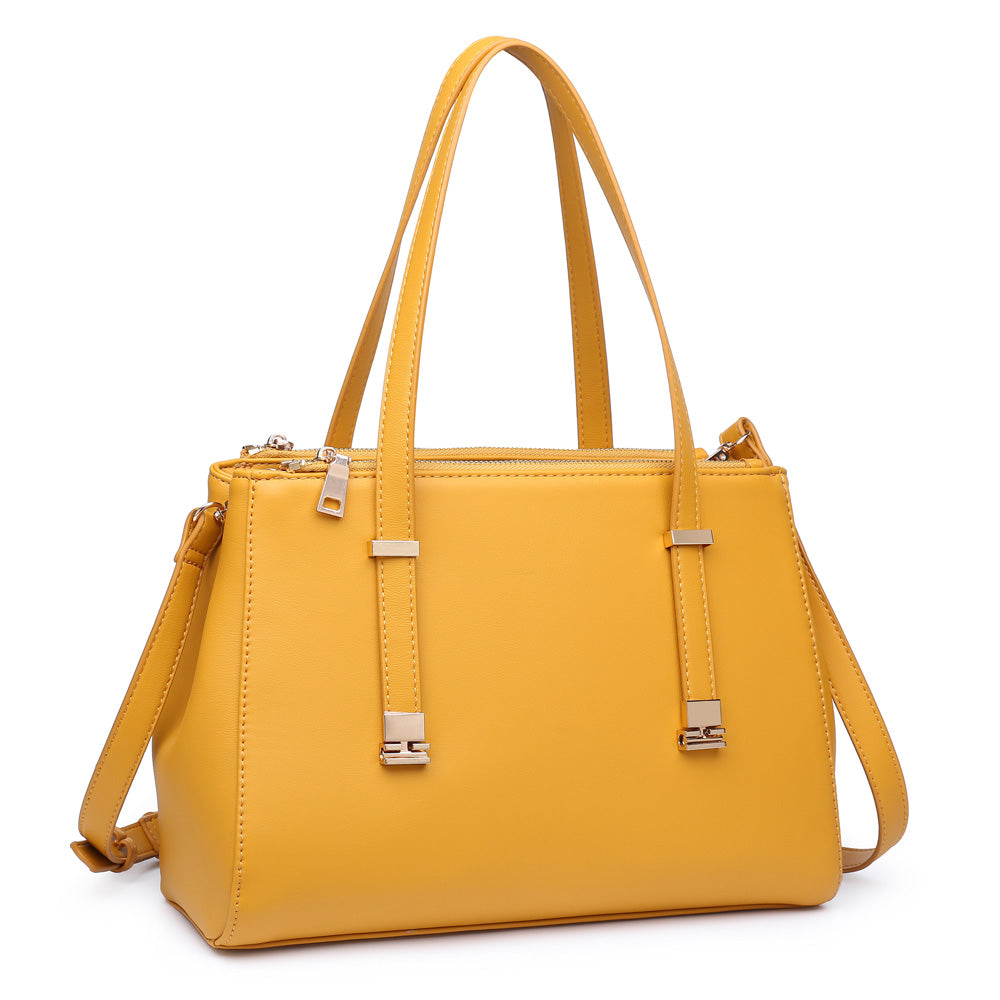 Product Image of Urban Expressions Jameson Satchel NA-840611161307 View 2 | Mustard