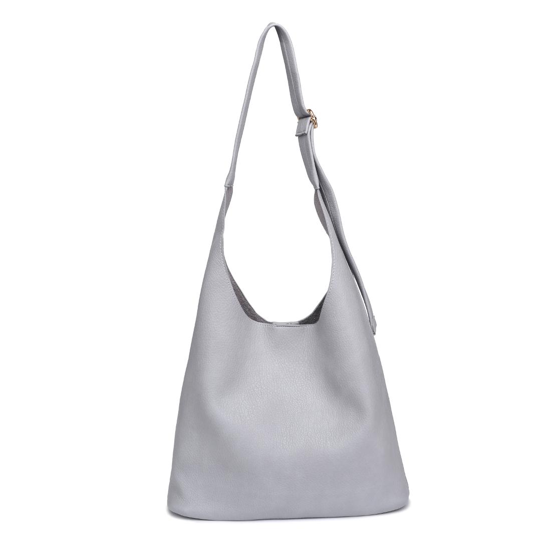 Product Image of Urban Expressions Rhea Hobo 840611145260 View 7 | Grey