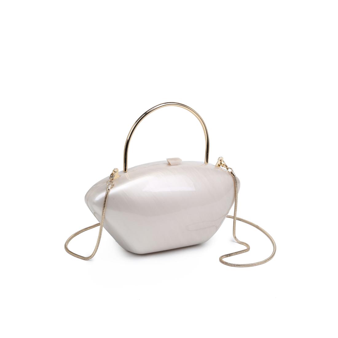 Product Image of Urban Expressions Guliana Evening Bag 840611160720 View 6 | Ivory