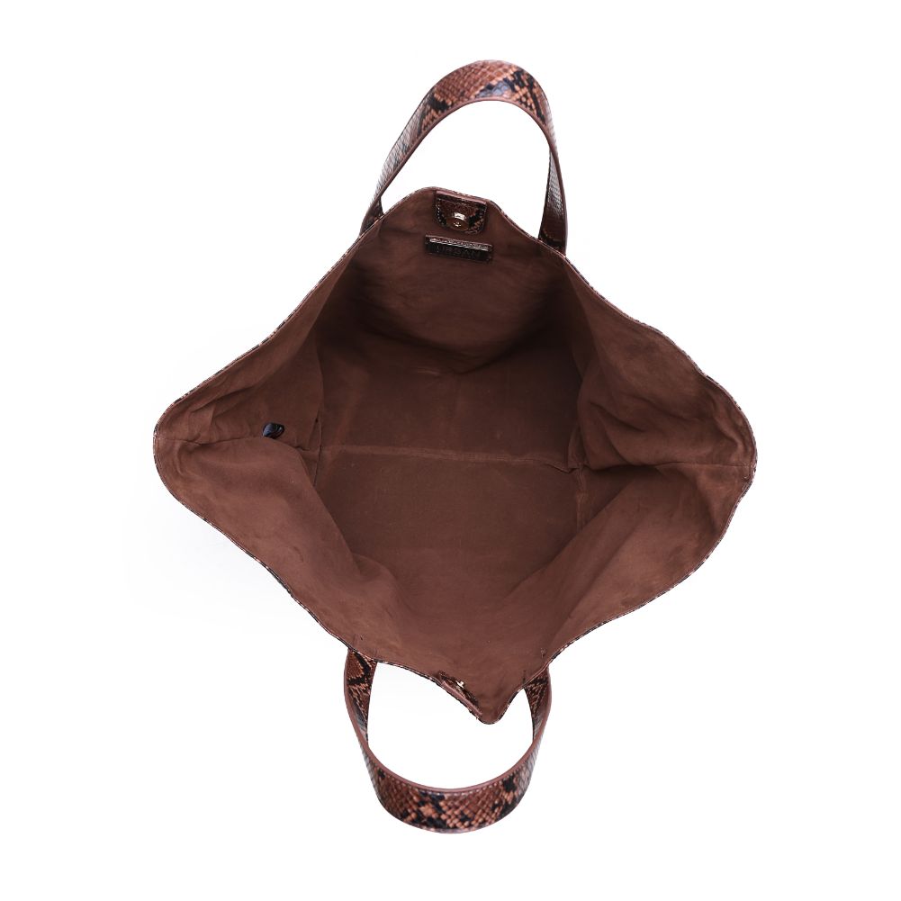 Product Image of Urban Expressions Mylah Tote 840611163363 View 4 | Chocolate