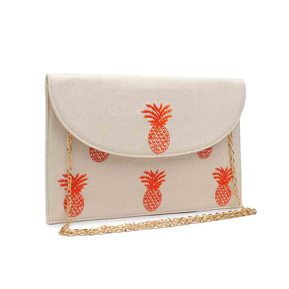 Product Image of Urban Expressions Daiquiri Clutch NA-840611146847 View 2 | Pineapple