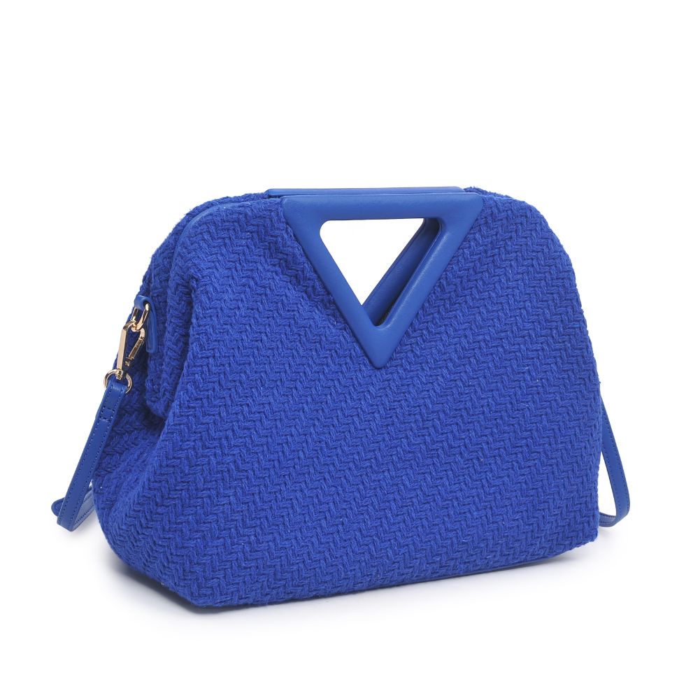 Product Image of Urban Expressions Natasha Tweed Crossbody 818209017411 View 6 | Cobalt