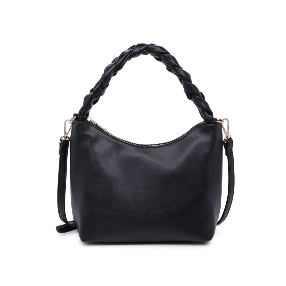 Product Image of Urban Expressions Laura Shoulder Bag 818209016674 View 5 | Black
