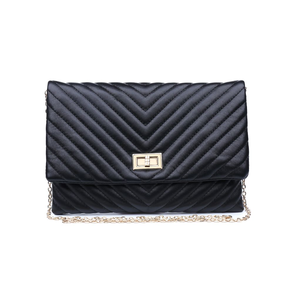 Product Image of Urban Expressions Victoria Clutch NA-840611163660 View 1 | Black