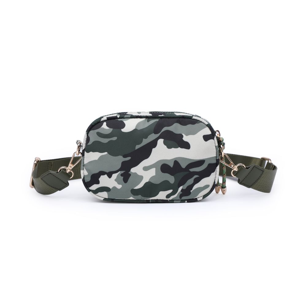 Product Image of Urban Expressions Kate Crossbody 840611177629 View 3 | Green Camo