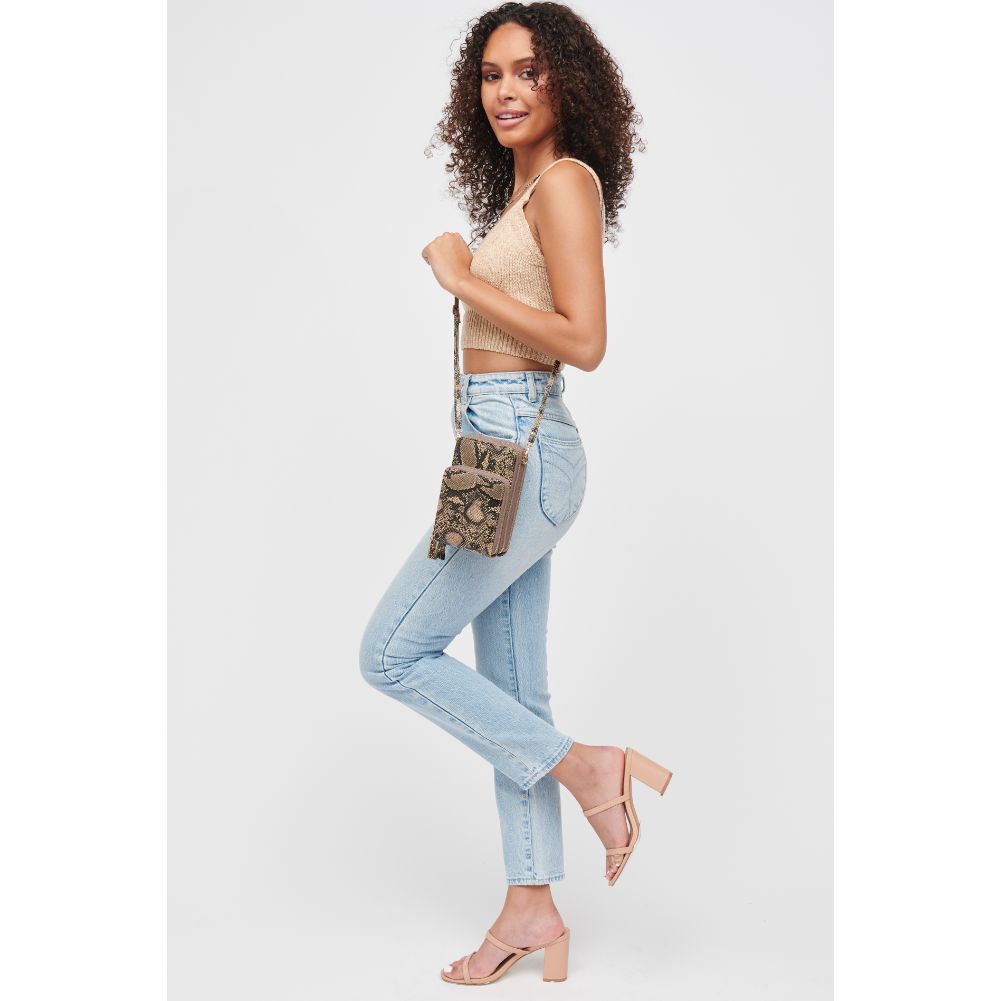 Woman wearing Multi Urban Expressions Jorgie Crossbody 840611182654 View 3 | Multi