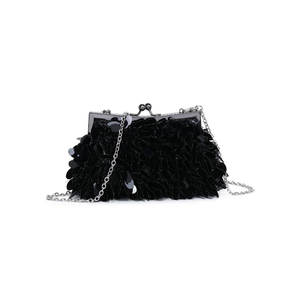 Product Image of Urban Expressions Ariana Evening Bag 840611115492 View 5 | Black