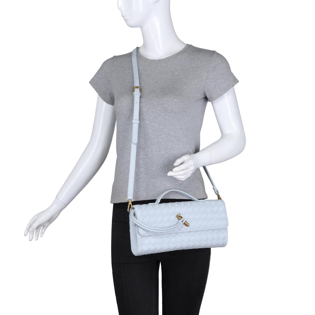 Product Image of Urban Expressions Ada Crossbody 840611161475 View 5 | Ice Blue