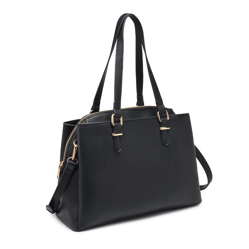 Product Image of Urban Expressions Cambria Satchel 840611126689 View 6 | Black