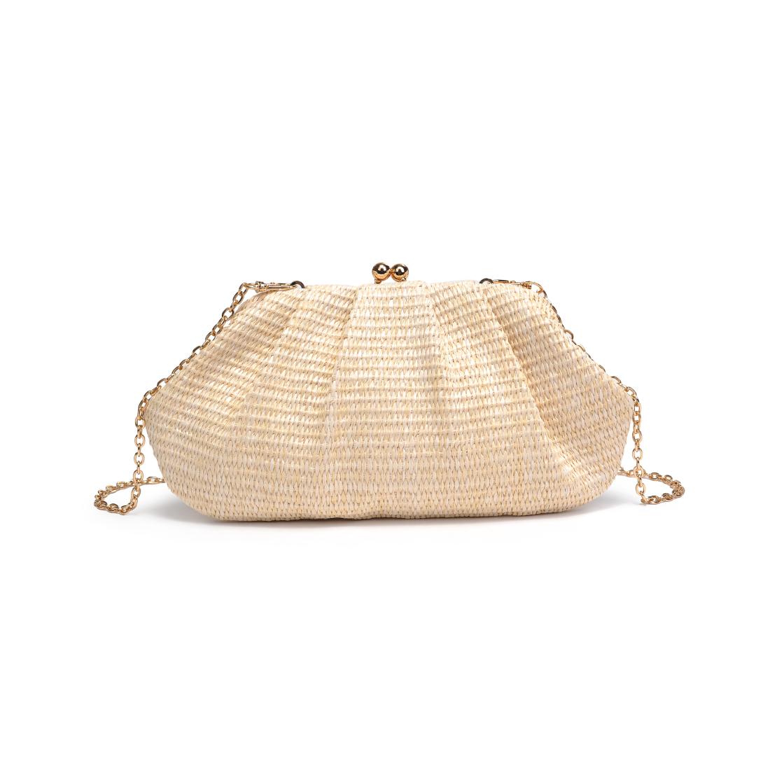 Product Image of Urban Expressions Triana Clutch 840611156518 View 5 | Ivory