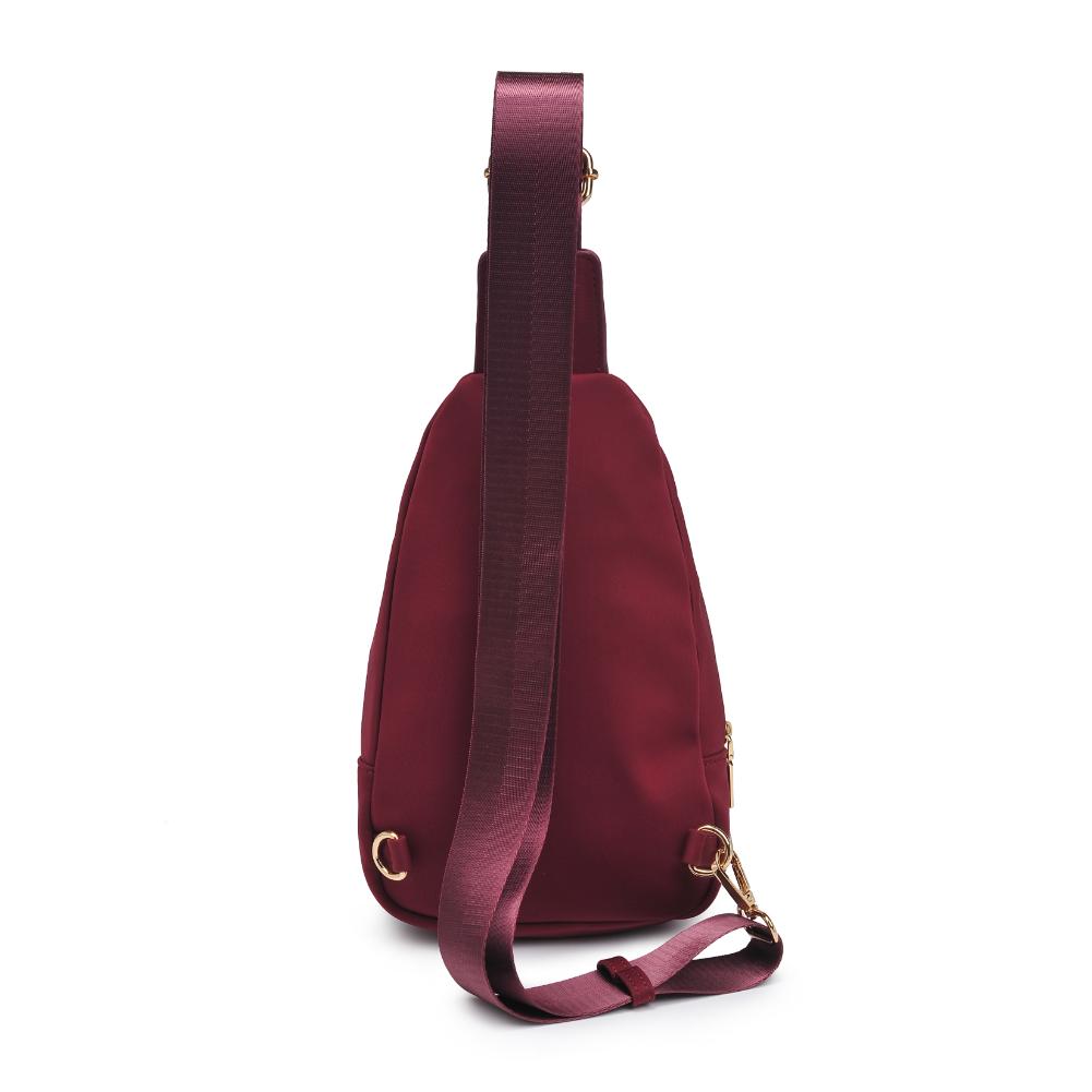 Product Image of Urban Expressions Hailey Sling Backpack 840611125507 View 3 | Wine